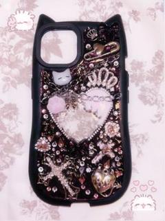 iPhone14スマホケース♡デコ電