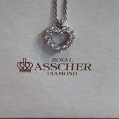 すず⭐︎ Asscher Diamond ハート型ネックレス すず様専用⭐︎Royal Asscher Diamond ハート型ネックレス