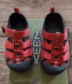 KEEN ベビーサンダル レッド/ブラック　キーン12.5cm