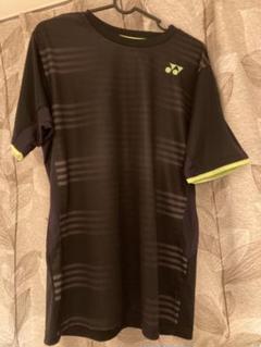 YONEX バドミントン Tシャツ JP L 黒/ライム