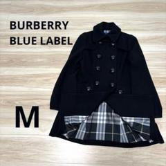 バーバリーブルーレーベル　チェック柄ダブルジャケット 注目ブランド BURBERRY ノバチェック バーバリーブルーレーベル