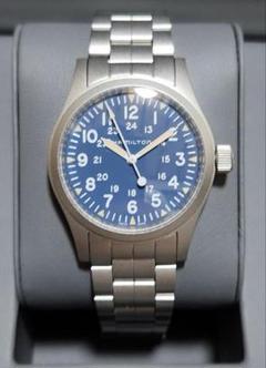 【別注純正ブレス】 ハミルトン カーキメカ 38mm 青文字盤のサムネイル