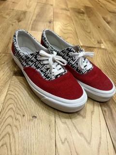 Vans Era レッド チェック柄 スニーカー Amazon.co.jp: Vans Era (チェックブロック) タンゴレッド US