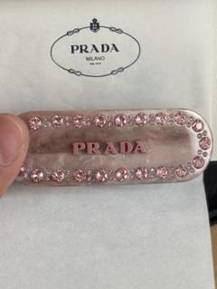 PRADA ヘアピン ヘアアクセサリー ビジュー ピンク レディース PRADA - 新品 PRADA ヘアピン ピンクの通販 by fabulous shop