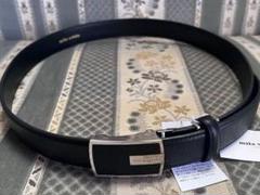 新品タグ付き　mila schön ブラックレザーベルト MSMB0500-91