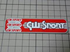 正規品 GW SPORT ステッカー 99×25mm ゴールドウイン