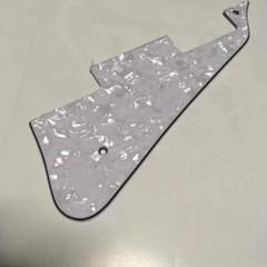 レスポール用ピックガード パールホワイト 3ply