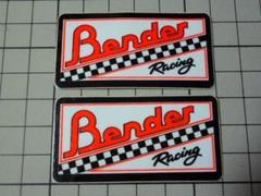Bender Racing ステッカー 2枚 (59×30mm)