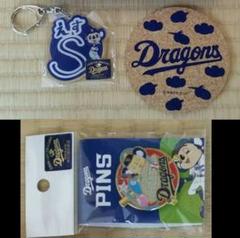 中日ドラゴンズ ドアラ キーホルダー バッジ コースター