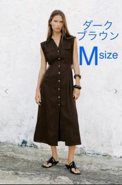 2025年最新】zara リネン ミディワンピースの人気アイテム