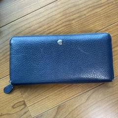 極美品 FARO ファーロ SPERIO BOLERO 長財布 ネイビー