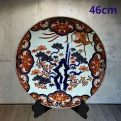 最安価格 哲山作 有田焼 飾皿 昭和レトロ 美術品 飾り皿 cm 46 特大皿 置物