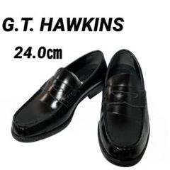 【極美品￼❣️】HAWKINS ENTRY ローファー　ブラック　24cm 3E