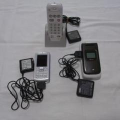 ガラケー3点 docomo1台、au2台