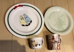 ムーミンキャラクター マグカップ・皿 4点セット