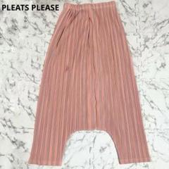 PLEATS PLEASE サルエルパンツ プリーツプリーズ プリーツプリーズPLEATS PLEASE プリーツサルエルパンツ モカ3