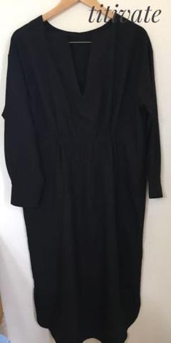 ♡titivate♡七分袖ワンピース ブラック 新品