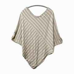 チュニック PAGEBOY ページボーイ【M】ひし形デザイン ボーダー ゆったり