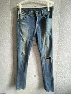 wjk black ダブルジェイケイブラック ダメージ デニム クラッシュパンツのサムネイル