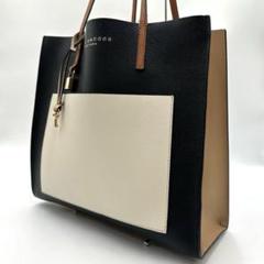 MARC JACOBS 大容量 レザー トートバッグ 南京錠 鍵 肩掛けのサムネイル