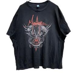 レーンセブン　ミッドナイト　バックプリントTシャツ　黒　L　古着【4647】