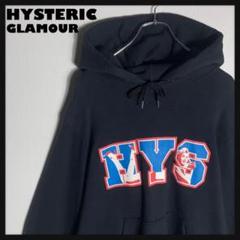 HYSTERIC GLAMOUR プルオーバーパーカー ビッグロゴ 黒 M