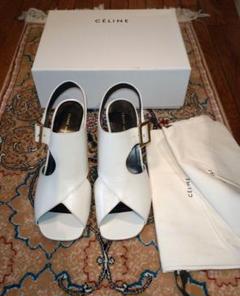 CELINE サンダル 38サイズ ホワイト フィービ期 CELINE サンダル 38サイズ ホワイト フィービ期