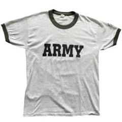 Tシャツ ARMY ミリタリー リンガー ヴィンテージ 古着