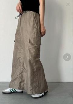 El mar　NEWナイロンカーゴロングスカート　CANAL JEAN