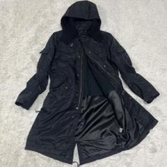 フレッドペリー　ナイロン　モッズコート　ライナー付き　ブラック　L セール】WOMEN Zip-In Liner Parka／ライナー付きフィッシュ