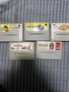 スーパーファミコン ゲームソフト 5本セットまとめ売り ジャンク