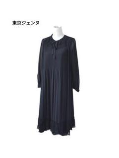 23区 - 23区 シフォン 総柄 ワンピース size38/茶