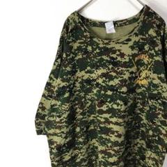 USA古着 code v オーバーサイズ Tシャツ 迷彩