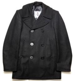 美品　STERLING WEAR Pコート　ブラック　サイズ44 USA製 STERLINGWEAR OF BOSTON M21 AUTHENTIC ピーコート ブラック