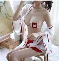 【新品】セクシー巫女コスプレセット