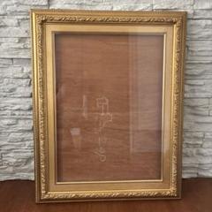 額縁 額 絵画 油絵 絵 F6アンティーク 木製 ゴールド 油絵用額縁 油彩額 F6号 金ゴールド 木製フレーム アンティーク