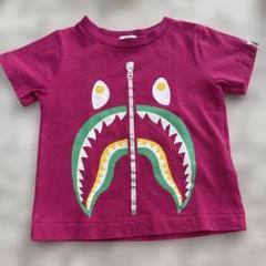 A BATHING APE KIDS サメプリント Tシャツ 90