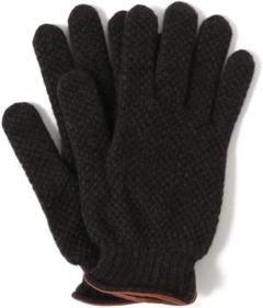 BEAMS F ALPO アルポ ウール カシミヤ ニット グローブ