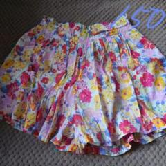 ❀夏物カラフル花柄のキュロットスカート❀150