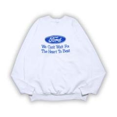 古着 90s Ford フォード ヴィンテージ スウェット 白 刺繍ロゴ アメ車 古着 90s Ford フォード ヴィンテージ スウェット 白 刺繍ロゴ