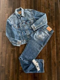 90s Levi’s 色落ち◎ 70505×502XX TALON "E" 赤耳