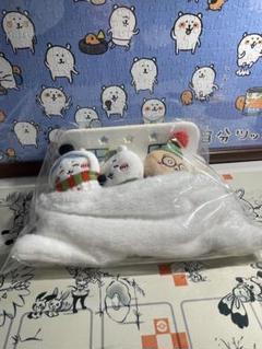 ハッピーホリデーなマスコット ちいかわ ハチワレ うさぎ おやすみベッド 予約】ちいかわ ハッピーホリデーなマスコット（ハチワレ