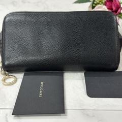美品✨ブルガリ　長財布　ビーゼロワン ラウンドファスナー レザー ブラック 極美品・現行モデル BVLGARI ブルガリ 長財布 ラウンド