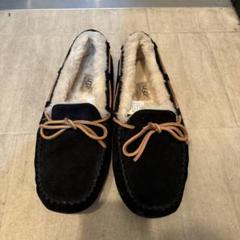 未使用❗UGG アグ モカシン アンスレー ムートン ブラック 25cm 2025年最新】ugg モカシン 25 黒の人気アイテム - メルカリ