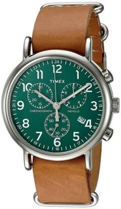 【海外モデル】TIMEX ウィークエンダー クロノグラフ グリーン 40mm