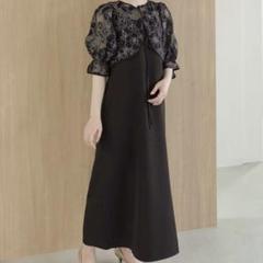 【現行品】alumu. occasion bolero dress ドレス 黒