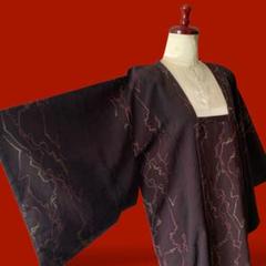 ◎稲妻柄⚡︎vintage道行 カラフル アート 羽織和洋折衷コーデ