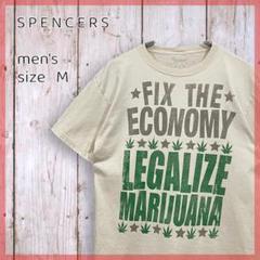 US古着★SPENCERS★Tシャツ★半袖★大麻★マリファナ★Mサイズ