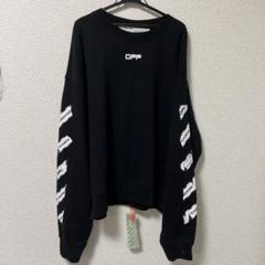 OFF-WHITE MAIN LABEL スウェット ホワイト OFF-WHITE MAIN LABEL ブラック スウェット - メルカリ