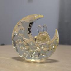 アクリルクリスタル　月とうさぎ